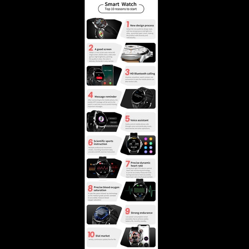 Reloj Smartwatch De Lujo Gt4 Pro Full Touch Dos Extensibles
