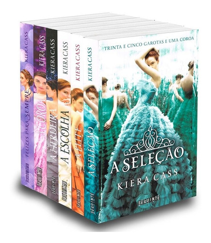 Coleção A Seleção Completa - Kiera Cass - 6 livros: Não Aplica, de : Kiera Cass. Série Não aplica, vol. Não Aplica. Editora Seguinte, capa mole, edição não aplica em português, 2021