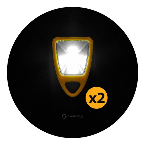 Imagen 4 de 7 de Combo 2 Linternas Mini Luz Led Emergencias Gancho Colgable