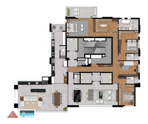 Imagem 10 de 30 de Apartamento Com 4 Dormitórios À Venda, 337 M² Por R$ 5.400.000,00 - Tatuapé - São Paulo/sp - Ap5644