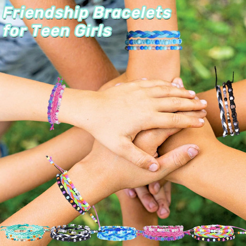 15 Pulseras De La Amistad Trenzadas Con Cuentas