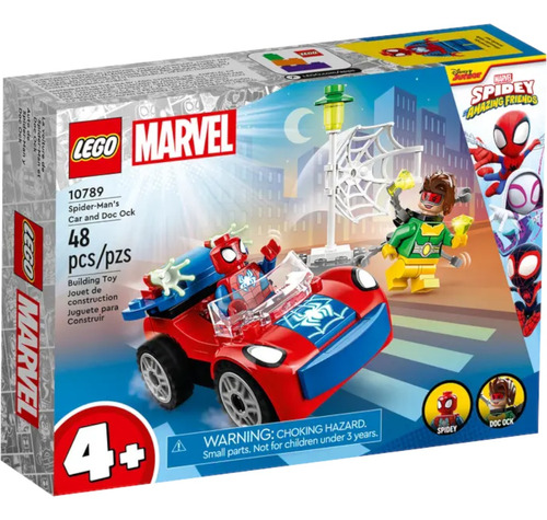 Lego Coche Spidey Y Doc Ock 48 Piezas 10789