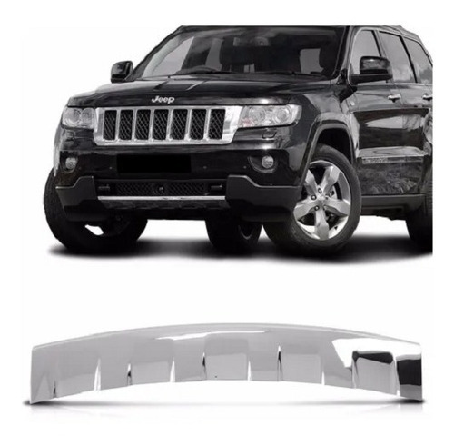 Spoiler Parachoque Dianteiro Cromada Grand Cherokee 2011 14