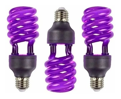 Imagem 1 de 10 de Lâmpada Fluorescente 36w - Luz Negra - Efeito Neon 110v/220v