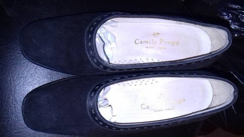 Zapatos Nuevos Gamuza Camila Prego Italianos Orig.dama N° 38