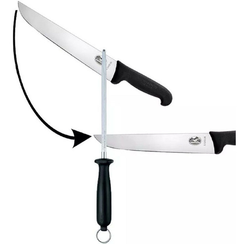 Imagen 2 de 6 de Chaira Victorinox 20 Cm Afilar Cuchillo Navaja Afilador Filo