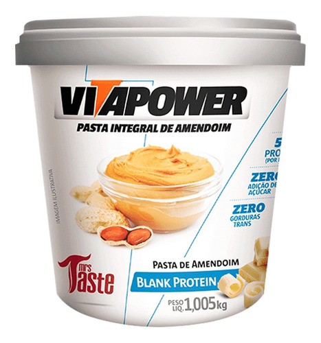 Pasta De Amendoim - Vitapower 1kg - Sabores Premium