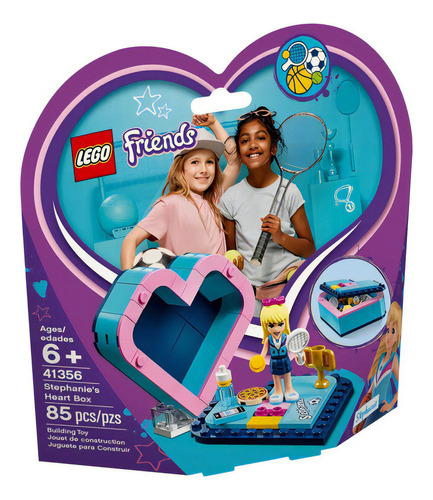 Lego Friends A Caixa Coracao Da Stephanie 41356 85 Peças