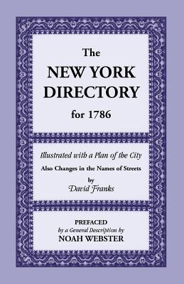 Libro New York Directory For 1786 - Sachs, H. J.