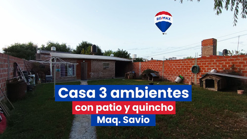 En Venta Casa 3 Ambientes Con Patio Y Quincho