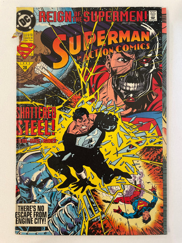 Superman In Action Comics #691 Reign Of The Supermen #28 Dc (Usado)