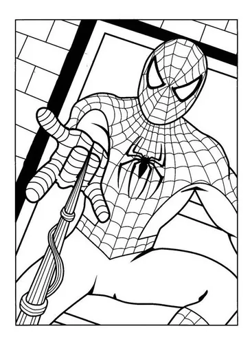 HOMEM ARANHA para COLORIR