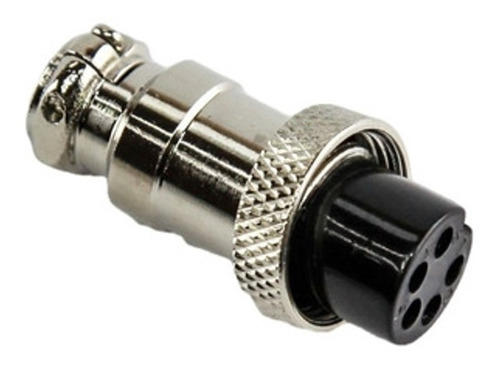 Conector Ficha Microfono Rosca Hembra Cable 5 Pines Din Mic