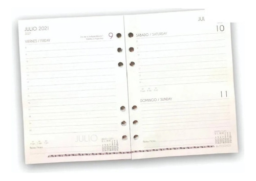 Agenda 2024 Simil Cuero C/cierre Nº 8 26,3 X20cm Augraf