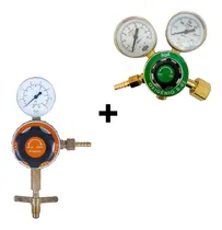 Comprar Regulador Manômetro De Glp 13 Kgs + Regulador De Oxigênio 
