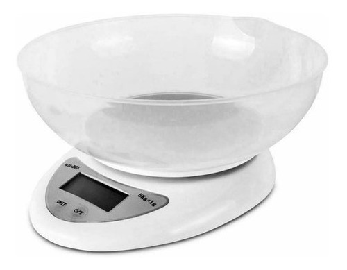 Imagen 1 de 1 de Balanza Digital Cocina Pesa 1g-5kg Viene Con Bowl Y Pilas