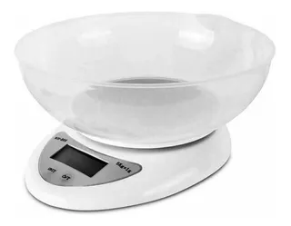 Balanza Digital Cocina Pesa 1g-5kg Viene Con Bowl Y Pilas