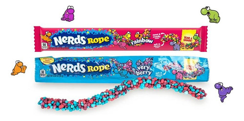 (2 Pack) Nerds Rope Very Berry / Rainbow 26g C/u