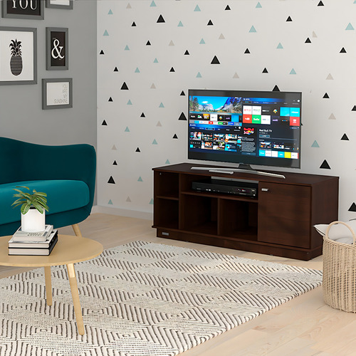 Rack Mueble De Tv Led Dakar Melamina Moderno