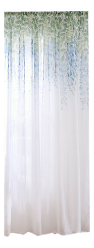 Uma Cortina Deixa Uma Janela Transparente Voile Drape Valanc