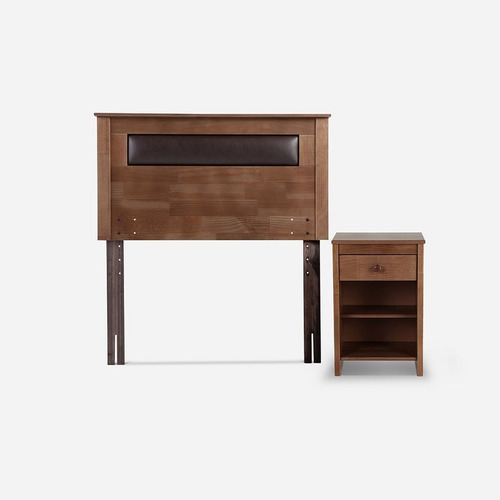 Bed Boxet Rosen Ergo T New 1,5 Plazas + Muebles Ferrara