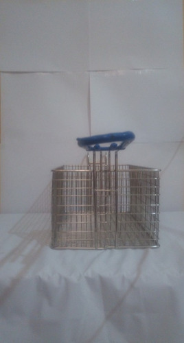 Imagen 6 de 6 de Canastilla Escurridor Para Freidora Nueva De Acero Niquelado