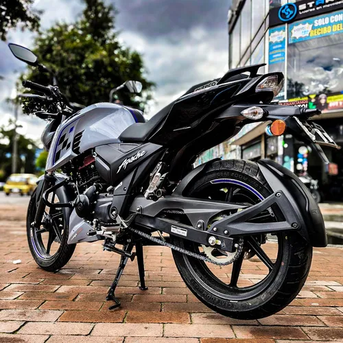 Tvs Apache Rtr 160 Gris 2026