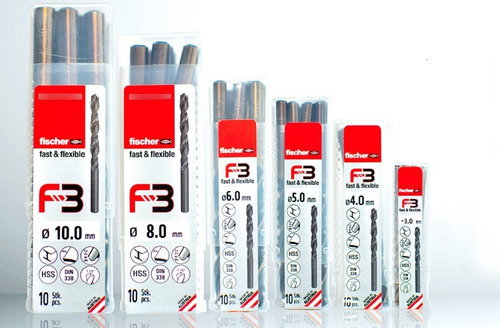 Imagen 1 de 8 de Mecha Acero Rápido 6mm- Hss Fischer F3- Diam. 6mm- La Mejor!