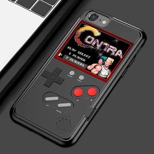 Funda Para iPhone 7 Y 8 Diseño Retro Con 36 Juegos 