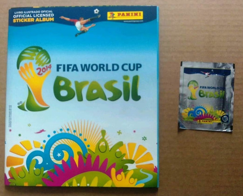 Album Figurinhas Copa 2014 Completo + Encarte + Envelope