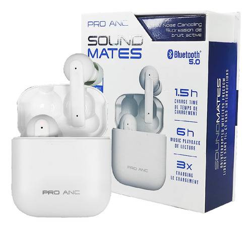 Audífonos Inalámbricos Sound Mates Pro Anc Bluetooth 5.0