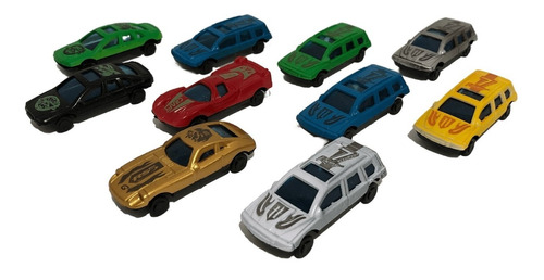 Mini Carros Carrinhos Colecionaveis Brinquedo Infantil 10 Pç