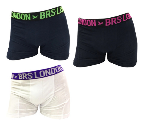 Pack X2 Boxer Bross Liso C/elastico London T. S Al Xxl