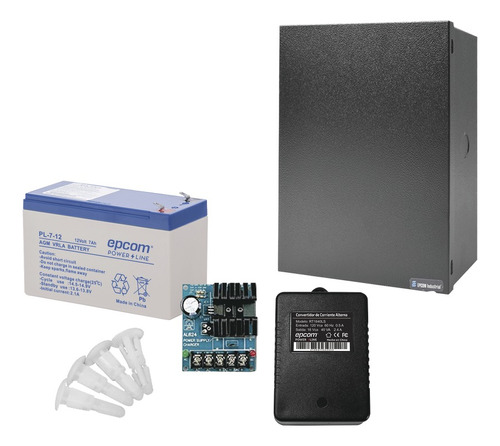 Kit Fuente Altronix Al624 Epcom Salida 12vcd, Rt1640al6pl7