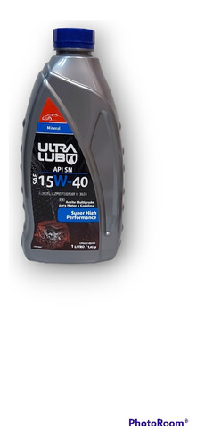 Aceite 15w40 Ultra Lub Mineral 