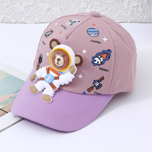 Gorra Cachucha Niños Infantil Oso Astronauta