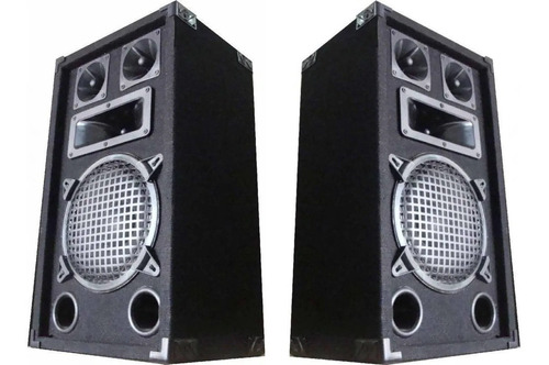 Dos Parlantes 8 PuLG. 80w Tweeters Y Bocina By Dancis