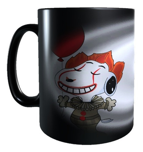 Taza Mágica Diseño Snoopy, It, Pennywise, Tazon Cambia Color