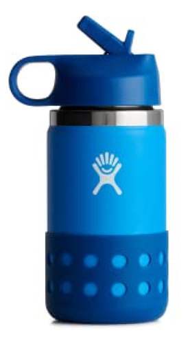 Botella De Agua Para Niños Hydro Flask, 12 Oz, Tapa Con Paji