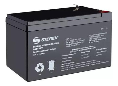 Batería Pila Sellada Recargable 12v 12ah Steren