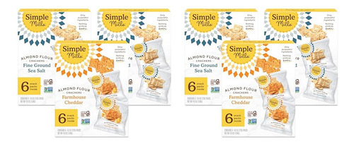 Simple Mills Galletas De Harina De Almendras, Paquete Variad