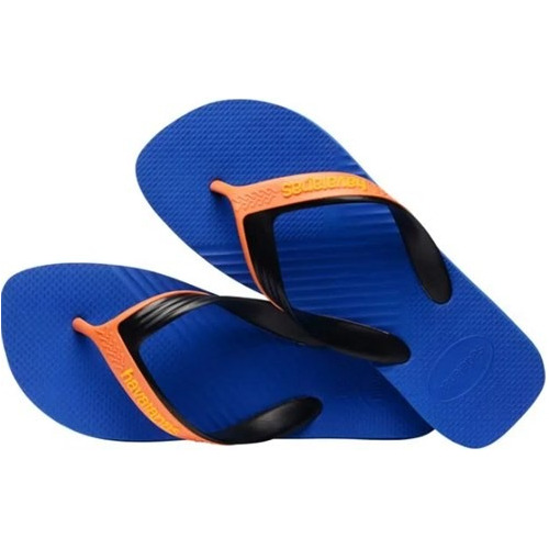 Chinelo Havaianas Masculino Dual Azul Tamanho 47/48