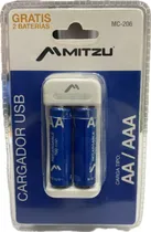 Comprar Cargador De Baterias Aa Y Aaa Con 2 Baterias Gratis