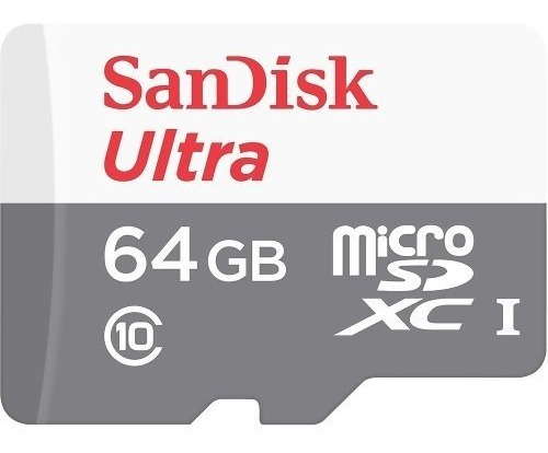 Memoria Micro Sd Sandisk 64gb C10 Uhs-i C/ Adaptador