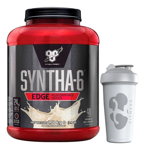 Bsn Syntha Edge 3.8lb + Vaso - Acelera La Recuperacion Sabor Vainilla