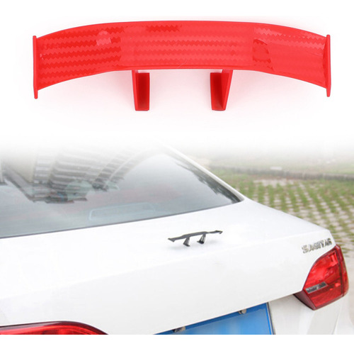 Ga1. Alerón Automático Universal Mini Spoiler Wing Red