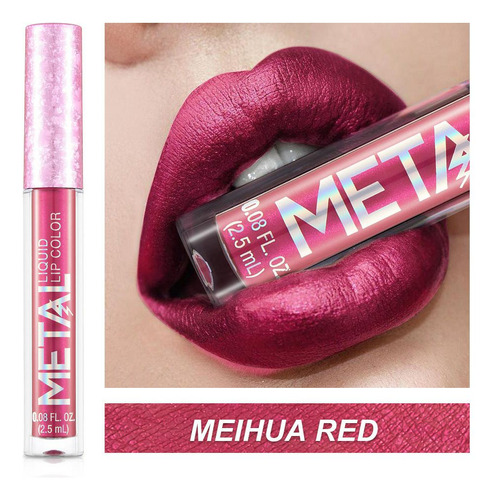 Brillo De Labios Matte Shimmer De Larga Duración Y Resistent