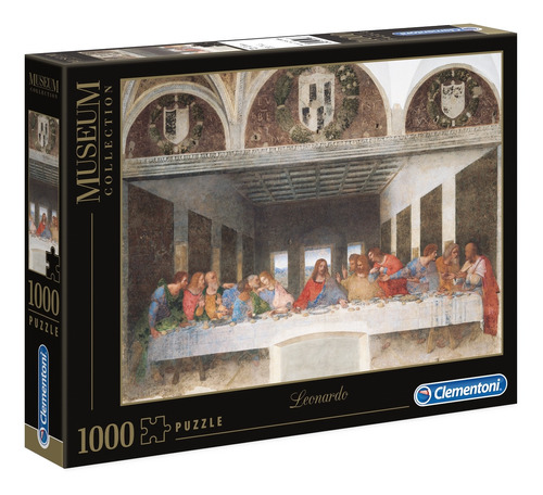 Imagen 1 de 2 de Rompecabezas Clementoni Museum Collection Leonardo  - Cenacolo 31447 de 1000 piezas