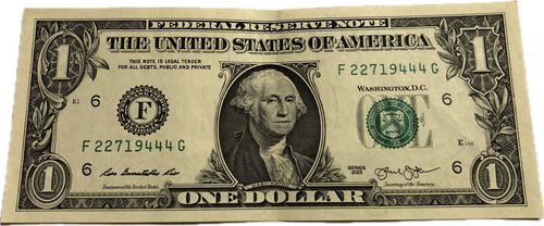 Billetes De Un 1 Dólar Sin Circular Usa Reales Coleccion 