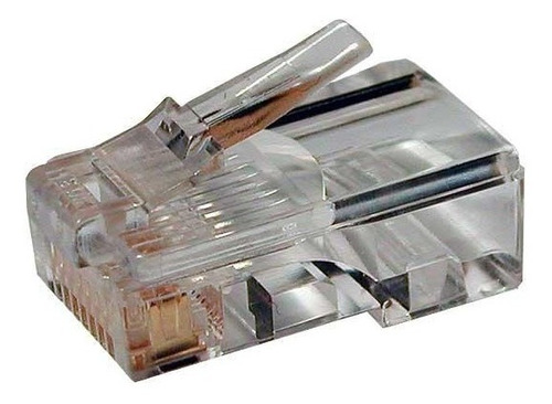 Plug Rj45, 100 Pzas, Internet, Redes, Ethernet, Fbn